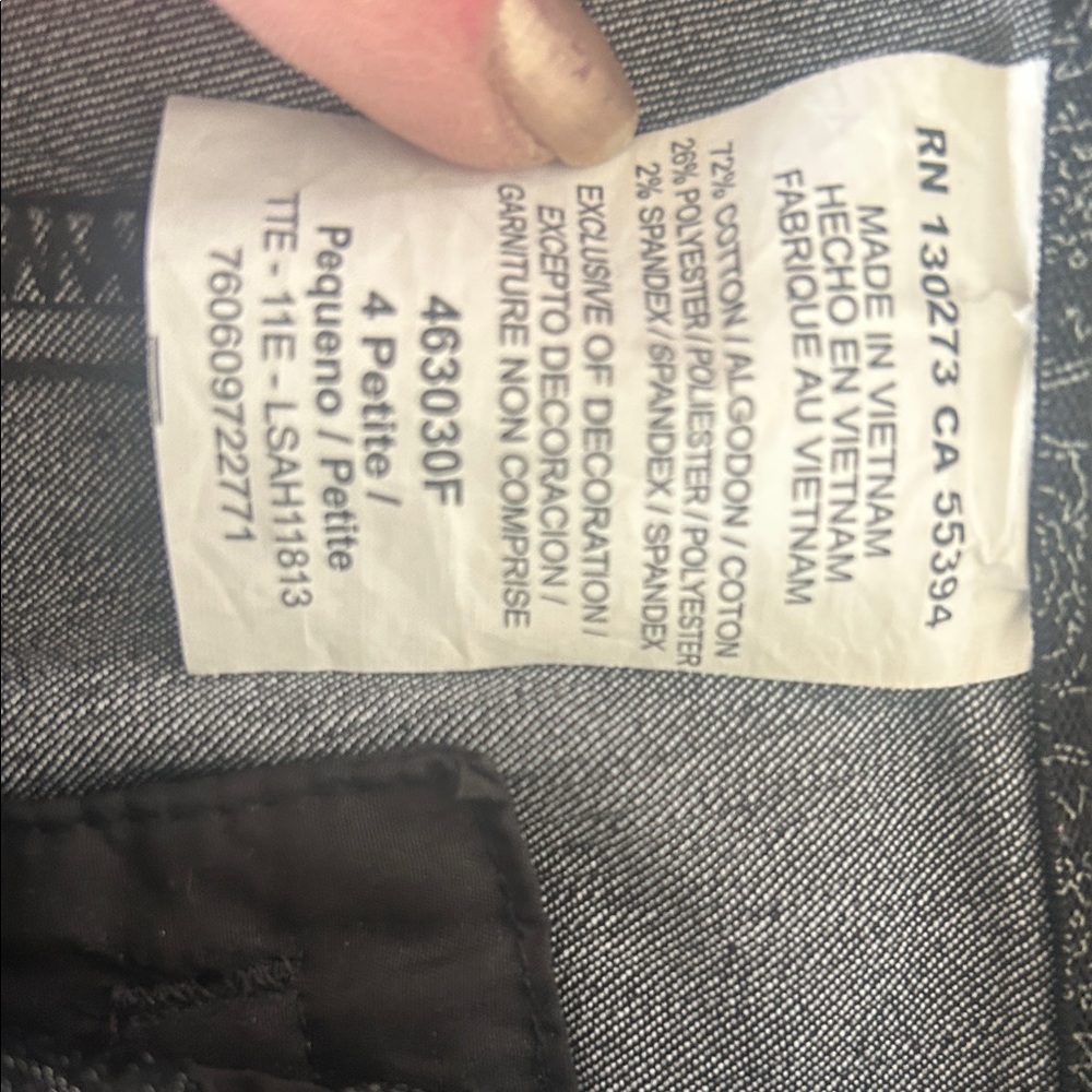 Lee Black And Gray Patterned Pants - image 3